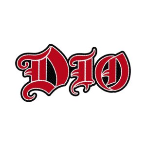DIO - LOGO CUT OUT. Tygmärke