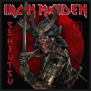 IRON MAIDEN - SENJUTSU. Tygmärke