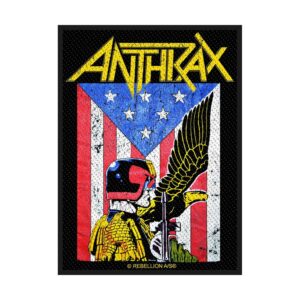 ANTHRAX - JUDGE DREDD. Tygmärke