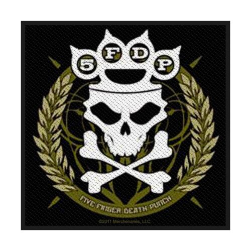 FIVE FINGER DEATH PUNCH - KNUCKLES CROWN. Tygmärke