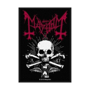 MAYHEM - ALPHA OMEGA DAEMON. Tygmärke