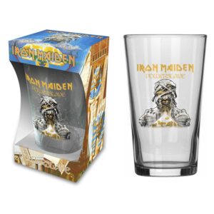 IRON MAIDEN - POWERSLAVE. Ölglas 1st