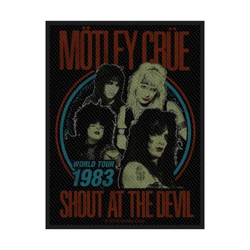 MOTLEY CRUE - SHOUT AT THE DEVIL. Tygmärke