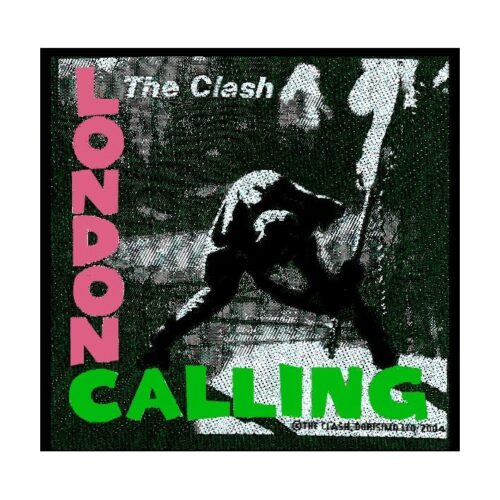 THE CLASH - LONDON CALLING. Tygmärke