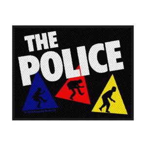 THE POLICE - TRIANGLES. Tygmärke