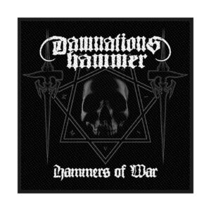 DAMNATION'S HAMMER - HAMMER OF WAR. Tygmärke