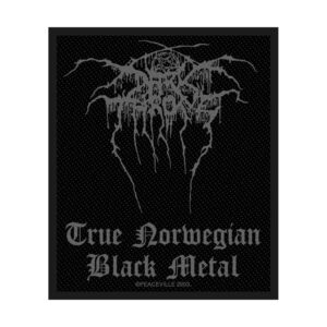 DARKTHRONE - TRUE NORWEGIAN BLACK METAL. Tygmärke