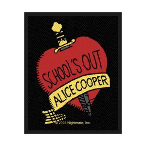 ALICE COOPER - SCHOOL'S OUT. Tygmärke