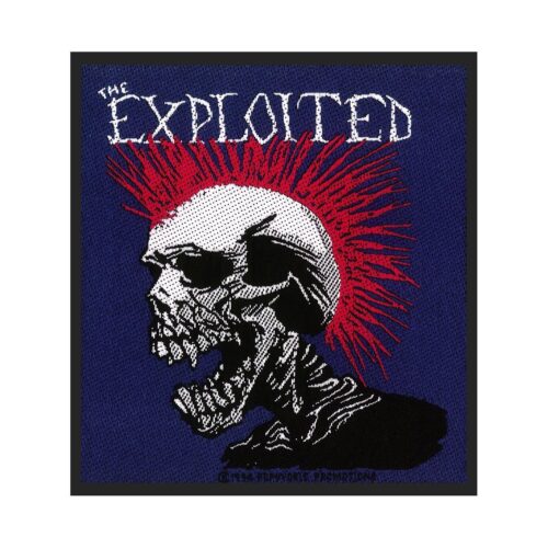 THE EXPLOITED - MOHICAN MULTICOLOUR. Tygmärke