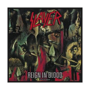 SLAYER - REIGN IN BLOOD. Tygmärke