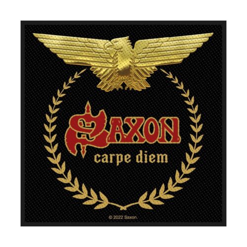 SAXON - CARPE DIEM. Tygmärke