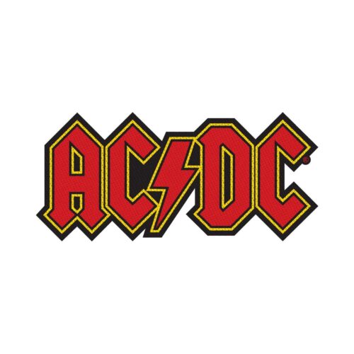 AC/DC - LOGO CUT-OUT. Tygmärke