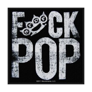 FIVE FINGER DEATH PUNCH - FUCK POP. Tygmärke