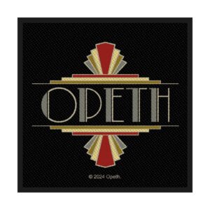 OPETH - ART DECO LOGO. Tygmärke