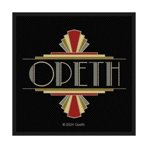 OPETH - ART DECO LOGO. Tygmärke