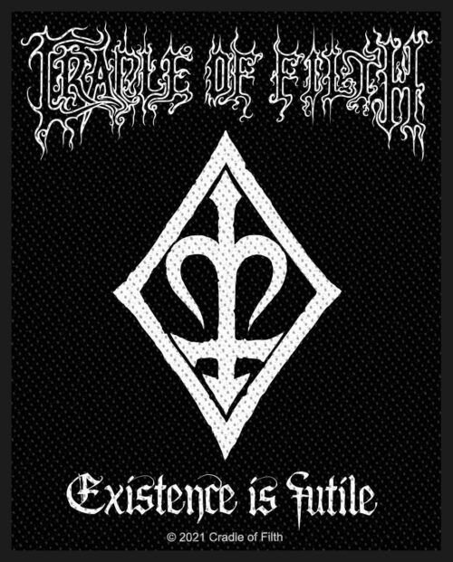 CRADLE OF FILTH - EXISTENCE IS FUTILE. Tygmärke