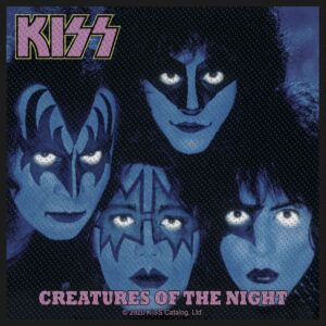 KISS - CREATURES OF THE NIGHT. Tygmärke
