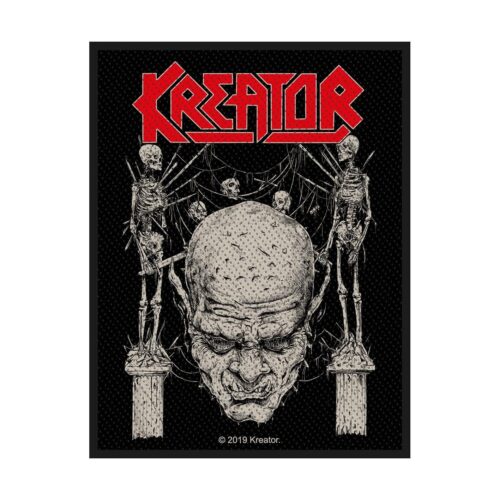 KREATOR - SKULL & SKELETONS. Tygmärke
