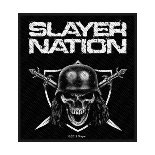 SLAYER - SLAYER NATION. Tygmärke
