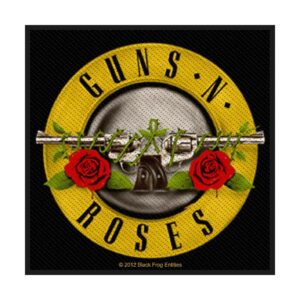 GUNS N ROSES - BULLET LOGO. Tygmärke